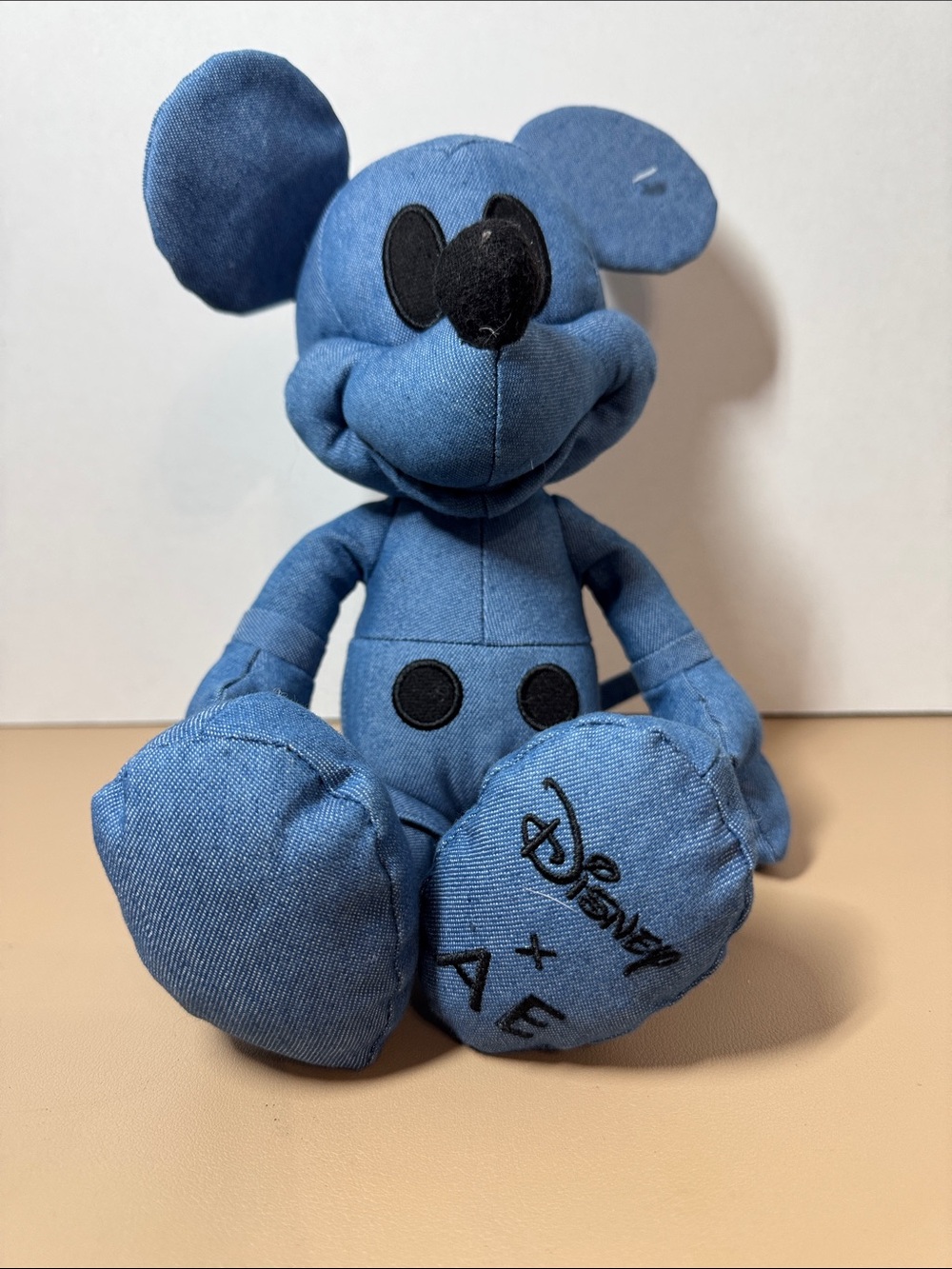Disney X AE Special Edition Blue Denim Mickey Mouse Plush